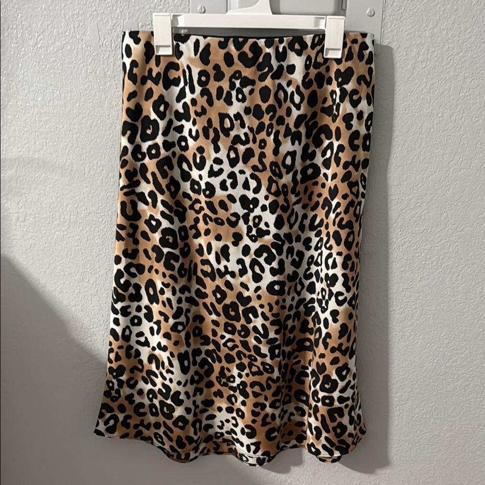 Leopard Print Women's Skirt